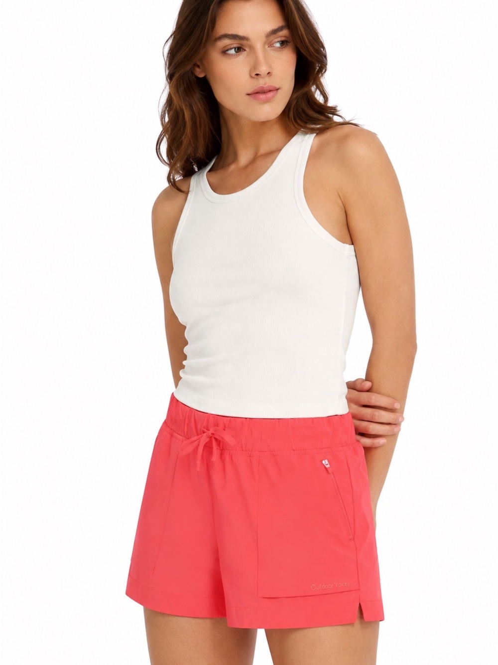 Outdoor Voices Ribbed Bra Tank Top
